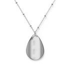 Belize Flag Oval Necklace - Silver Pendant For Heritage And National Pride