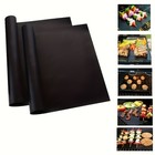 2pcs Non-stick Oven Liners - Heavy Duty  Reusable   Heat Resistant Mats