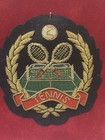 Gieves   Hawkes Tennis Badge Patch Embroidered Bullion Wire Made In England