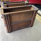 Vintage Singer Treadle Sewing Machine Cabinet Drawers Set Primitive Oak Wood