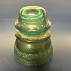 Vintage Hemingray-42 Green Glass Insulator