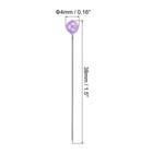 400pcs Sewing Pins Straight Pin With Plastic Pearlized Ball Head  Light Purple
