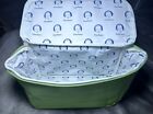New Gerber Cooler Insulated Baby Food Bottle Zipper Bag Solid Green 9x3 5 