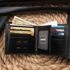 Men Leather Wallet Credit Card Holder Bifold Purse Clutch Bag Billfold Thin Gift