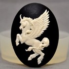 Unicorn Silicone Mold Sugarcraft Polymer Clay Food Use Chocolate Icing Flexible