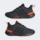  Adidas Racer Tr21 Cloudfoam Kids  Shoes Carbon Black Red Size 7