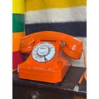 Vintage 2000s Orange Stromberg Carlson 1243 Rotary Telephone