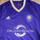 Adidas Orlando City Kak    10 Mls Soccer Jersey Mens L Purple Gold White