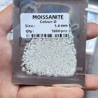 0 8 5 0mm Loose 1ct D Color Vvs1 Round White Moissanite Gemstone Jewelry Stone