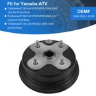 Front rear Wheel Brake Drum For Yamaha Timberwolf 250 Yfb250 Yfb250fw 1994-2000