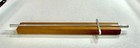 Vintage Mid Century Modern Silver Cross On Teak Wood