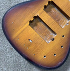5 String Bass Body  Active Routing  Mahogany In Sunburst Finish Fit Warwick