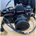 Vintage Konica Autoreflex Tc Camera   Hexar Lenses Bundle Untested Read