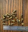  8 X 5 8 Wood Screws Slotted Round Head Brass American Made 20 Pk Free Ship