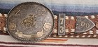 Vtg Sterling Silver Bronc Rider 1973 Horse Cowboy 3 Piece Trophy Belt Buckle
