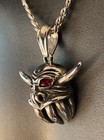 Kiss Gene Simmons Dragon Boot Stainless Steel Necklace Aucoin