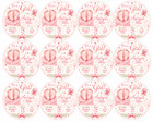 Baby Birth Announcement Edible Cupcake Toppers Custom Baby Feet 12pk