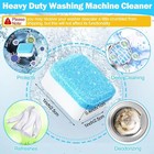 12pcs Washing Machine Cleaner  Deep Cleaning Solid Effervescent Tablets   