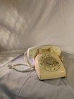     western Electric Bell Systems Rotary Telephone Yellow Creme Model 500 1983 Vtg