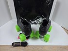 Bont Black Racer Skates With Neon Green Wheels Evole 63 Green New Size 37 5 5 5