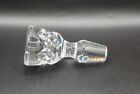 Large Clear Glass   Crystal Heavy Bottle Apothecary Decanter Stopper