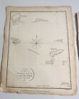 2 Antique Prints 1799 Tahiti Morai   Altar Marquesas Map Captain Wilson Voyage