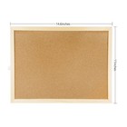 14 6 Inches X 11 Inches Frame Cork Board For Bulletin Board  Home Decor  Office 