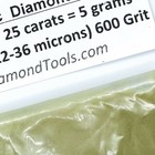 Techdiamondtools Diamond Powder 600 Grit 22-36 Microns  25 Cts   5 Grams