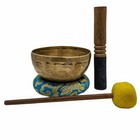 5  Vintage Small Handmade Hammered Antique Yoga Singing Bowl Tibetan W Mallet
