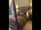 Macy s Hotel Collection elegant Brown queen  10 Piece Designer Set