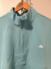 Adidas Go-to Golf 1 4 Zip Pullover Jacket Anorak Mint Green Women   s 2xl  110