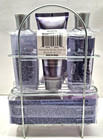 Floral Breeze Secret Garden Gift Set 6 Piece Shower Caddy Foam Bath Lotion