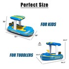 Zone Tech 2 Sizes Blue Inflatable Floats For Kids And Toddler With Toy Squirter
