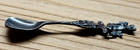 Vintage Sterling Silver Spice Spoon Winged Demon Angel Little Devil