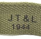 M1 Garand Canvas Rifle Sling With Correct Ww2 Hardware Od Marked Jt l 1944