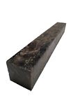 Gaboon Ebony Turning Blank Spindle Square Wood Block Lathe 1-1 2  X 1-1 2  X 12 