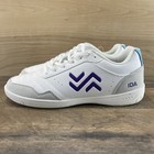 Ida Spirit Size 8 Womens White Indoor Court Soccer Shoes
