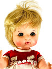Baby Doll Red Dress White Shoes Unbranded Vintage Winking   Wetting Grannycore