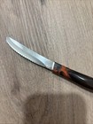 Vintage Cutco 1758 Serrated Table Steak Knives Classic Brown Orange Swirl