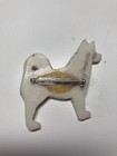 Ivory-esque Alaskan Sled Dog Pin