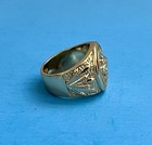 Men s 18k Gold Overlay 1902 Us  20 Coin Replica Ring Size 10 3 4