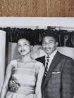 Vintage 1950 s Cute African American Couple Handsome Man Pretty Woman Photo