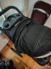 Baby Trend Single Jogger Stroller Black gray 3-wheel Folding Cup Holder Basket