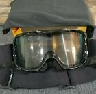 Piranha Dual Lens Performance Snow Goggles Ski Snowboard Snowmobile Carry Bag