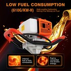 2stroke 52cc Earth Auger Gas Powered One Man Post Hole Digger Machine 3pcs Bit