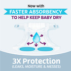 2 Pack Parent s Choice Dry   Gentle Disposable Diapers  Size Newborn nb  88 Ct