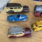 Lot Of Vintage 1930 s  Cast Iron Toys Signs Cars Tootsietoy