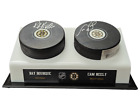 Boston Bruins  Ray Bourque   Cam Neely Signed Puck  Fanatics Coa  Acrylic Case