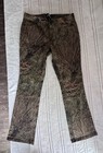 Mossy Oak Brush Camo Women Sz 12 Stretch Jean Pants Hunting Real Tree Fishing Us