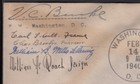 1940 Sc 863 Samuel Clemens Signed By Stamp Designers  Engravers Etc  To Wunder